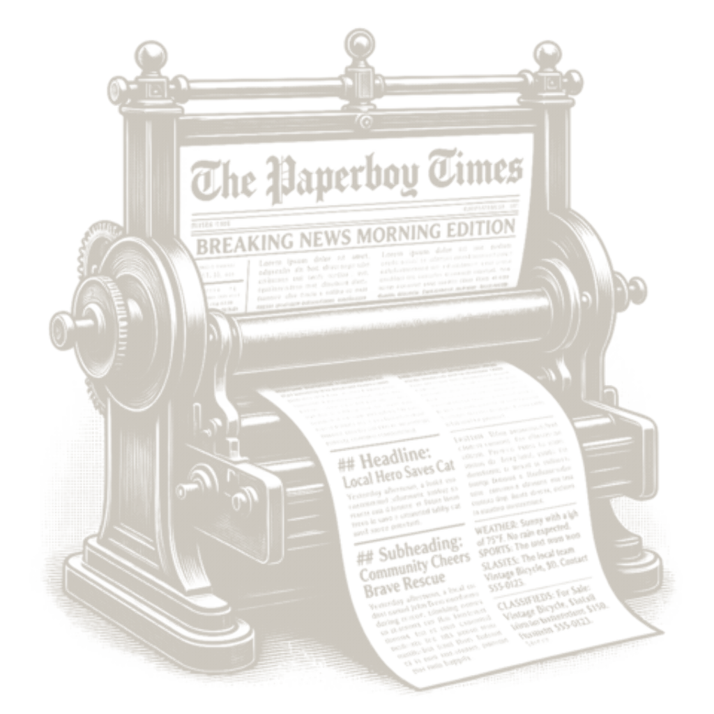 Printing Press Illustration